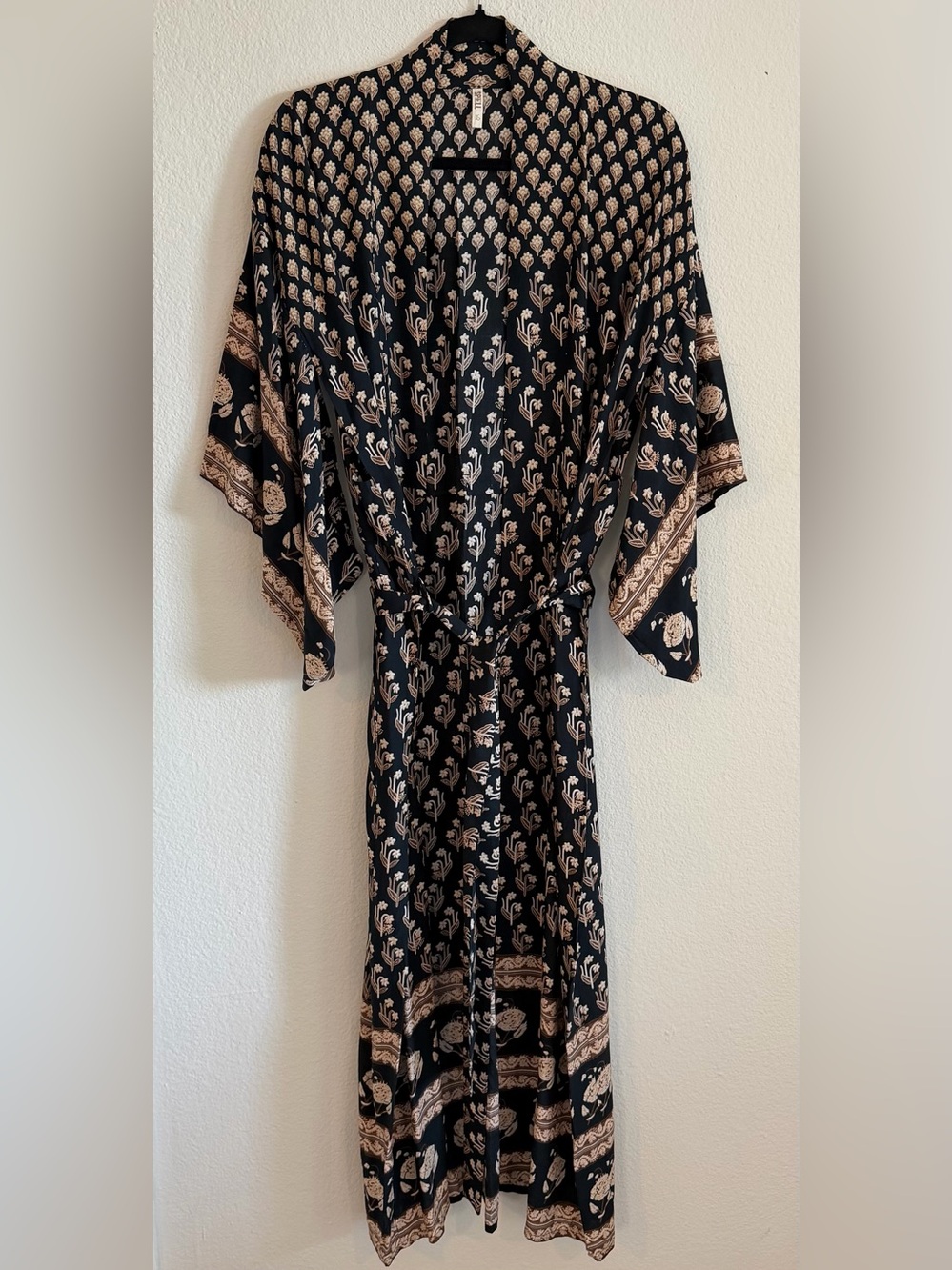 Spell Bohemian Royale Maxi Kimono Charcoal OS NWOT ✨ Rare Archive 2014